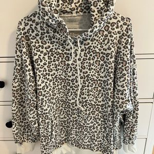 American eagle leopard hoodie